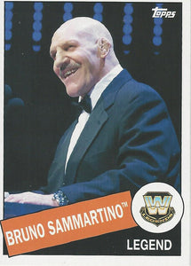 WWE Topps Heritage 2015 Trading Card Bruno Sammartino No.8