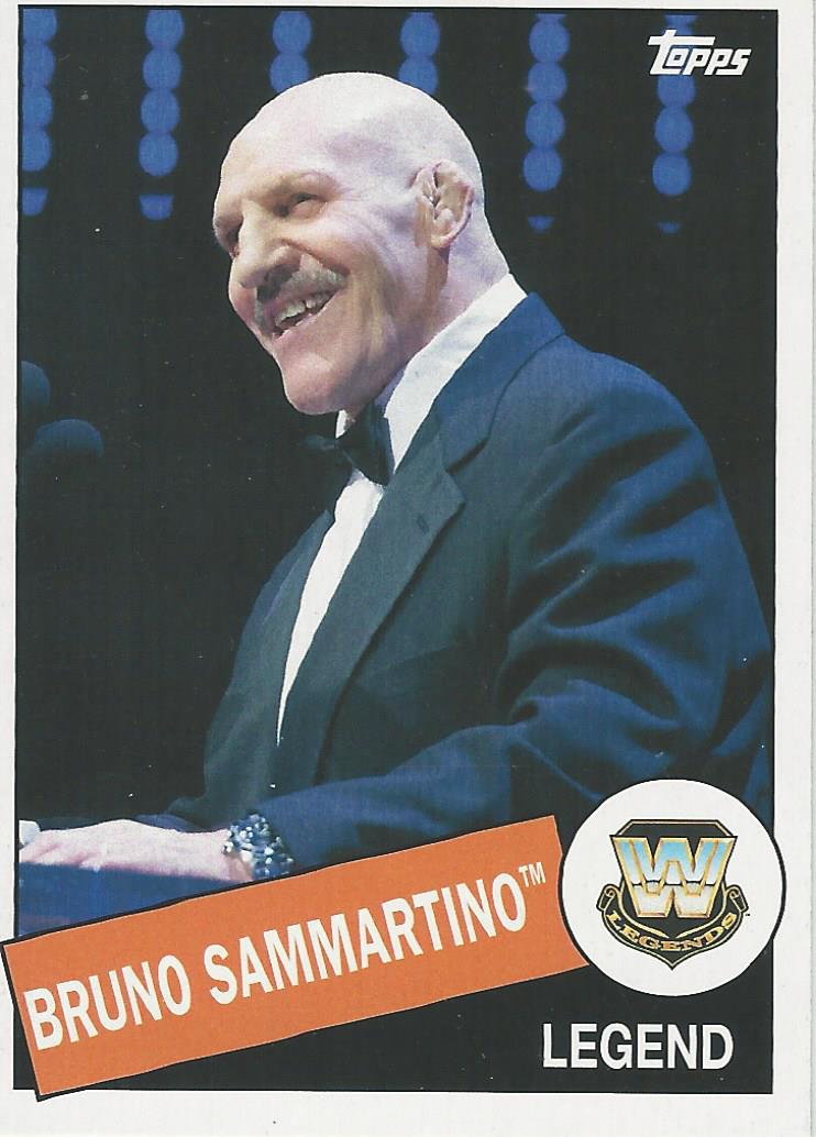 WWE Topps Heritage 2015 Trading Card Bruno Sammartino No.8