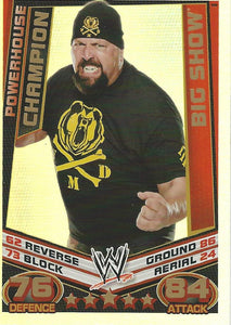 WWE Topps Slam Attax Rebellion 2012 Trading Card Big Show Champion No.8