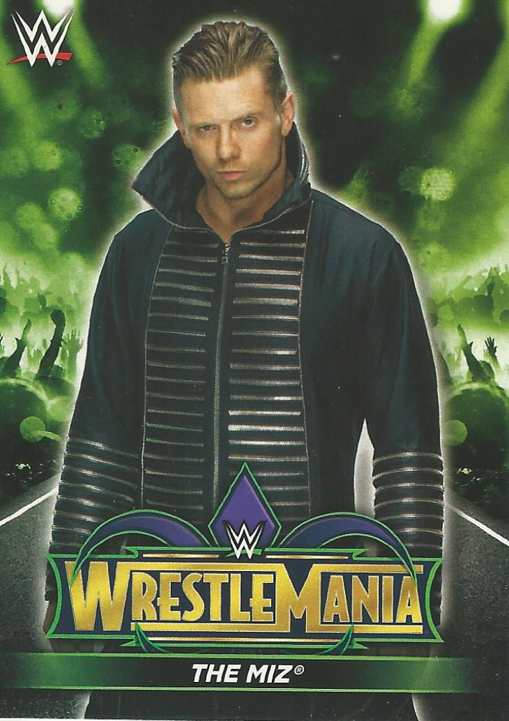 WWE Topps Road to Wrestlemania 2018 Trading Cards The Miz R8