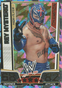 WWE Slam Attax Superstars 2013 Trading Card Champion Rey Mysterio No.8