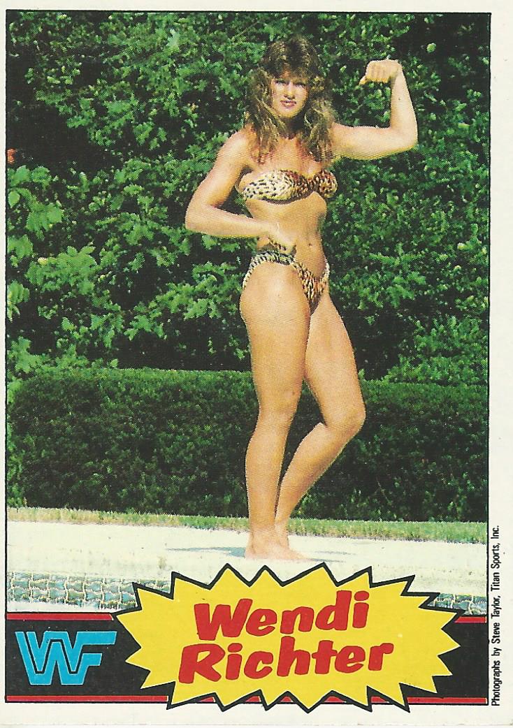 WWF Topps Wrestling Cards 1985 Wendi Richter No.8