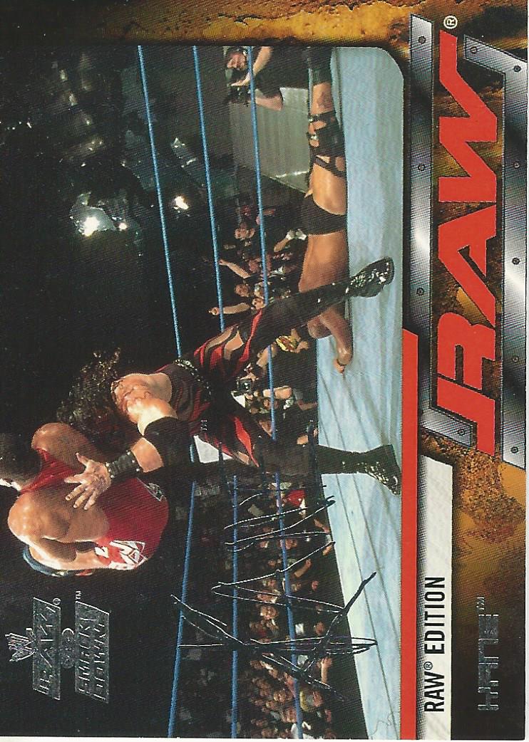 WWE Fleer Raw vs Smackdown Trading Card 2002 Kane No.8