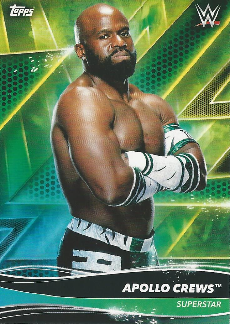 Topps WWE Superstars 2021 Trading Cards Apollo Crews No.8