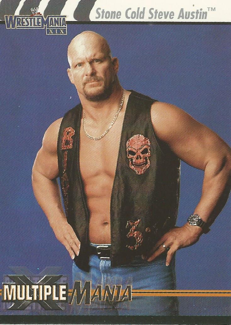 WWE Fleer Wrestlemania XIX Trading Cards 2003 Stone Cold Steve Austin No.90