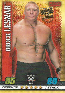 WWE Topps Slam Attax 10th Edition Trading Card 2017 Brock Lesnar No.90