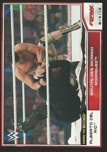 WWE Topps Road to Wrestlemania 2014 Trading Cards Alberto Del Rio No.30