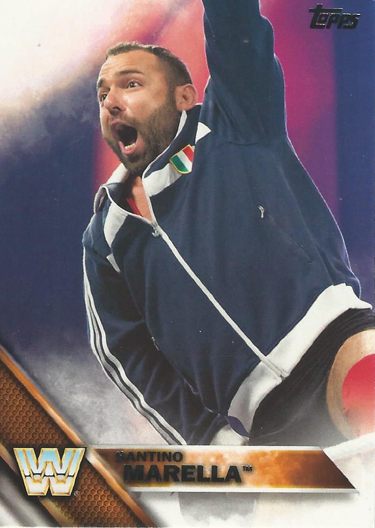 WWE Topps 2016 Trading Cards Santino Marella No.90