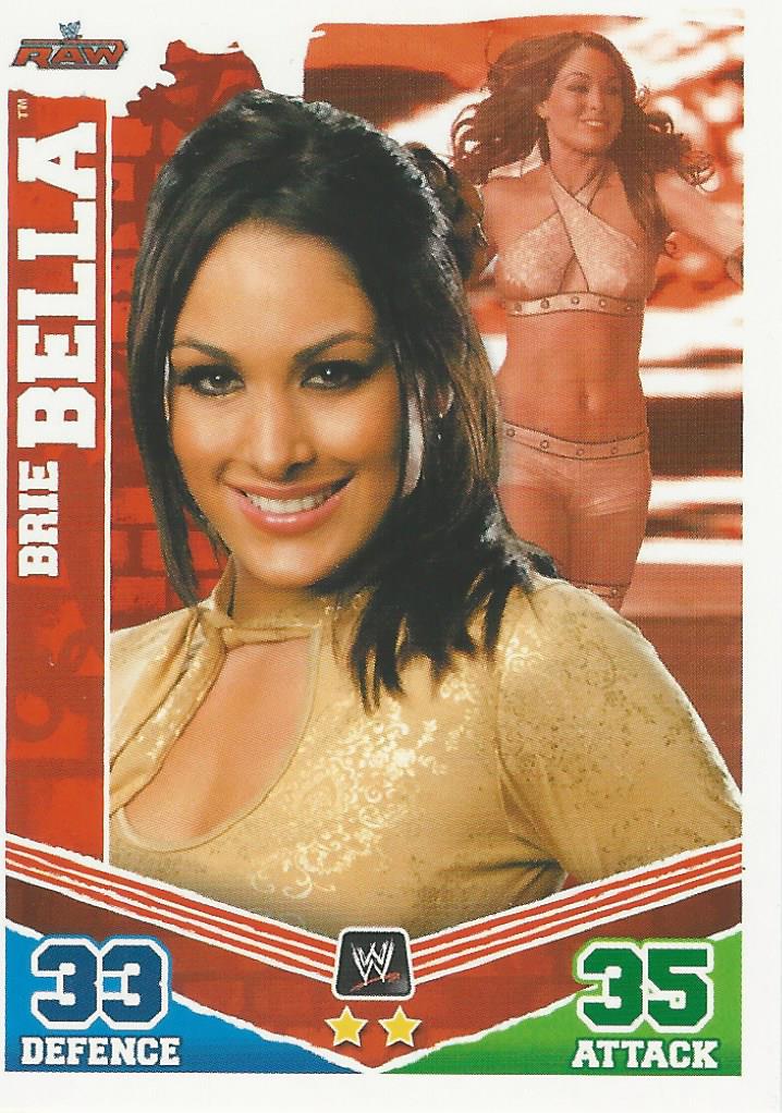 WWE Topps Slam Attax Mayhem 2010 Trading Card Brie Bella No.90