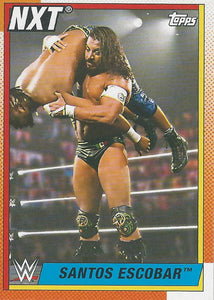 WWE Topps Heritage 2021 Trading Card Santos Escobar No.90