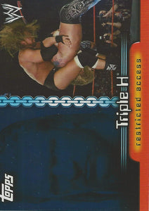 WWE Topps Insider 2006 Trading Card Triple H HHH C8
