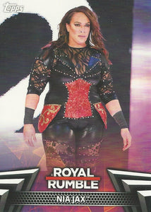 WWE Topps Women Division 2018 Trading Cards Nia Jax RR-16