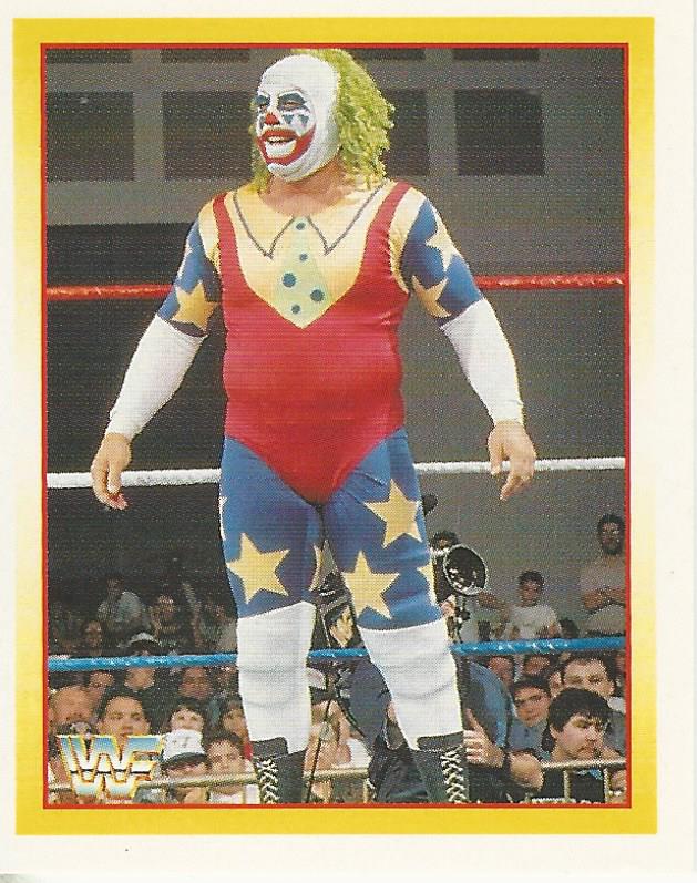 WWF Merlin Stickers 1995 Doink the Clown No.90