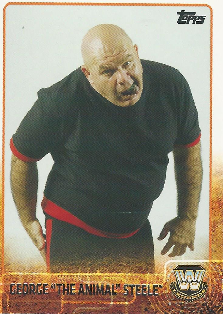 WWE Topps 2015 Trading Card George the Animal Steele No.90