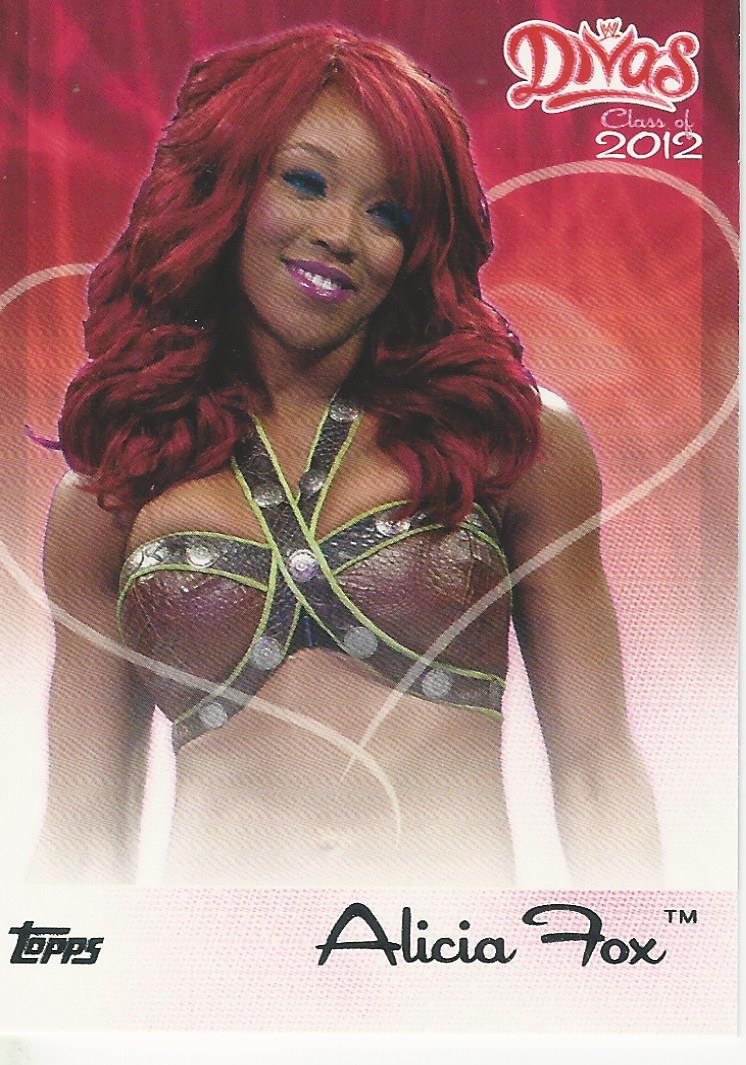 WWE Topps 2012 Trading Card Alicia Fox 3 of 15
