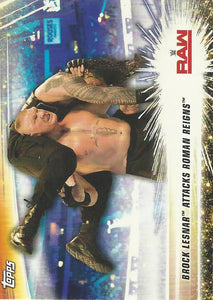 WWE Topps Summerslam 2019 Trading Card Brock Lesnar No.91