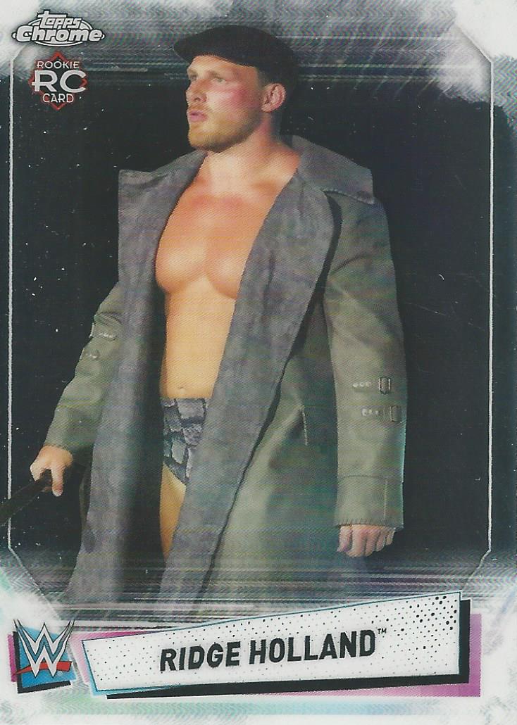 WWE Topps Chrome 2021 Trading Cards Ridge Holland No.91