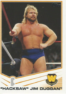 WWE Topps 2013 Trading Cards Hacksaw Jim Duggan No.91