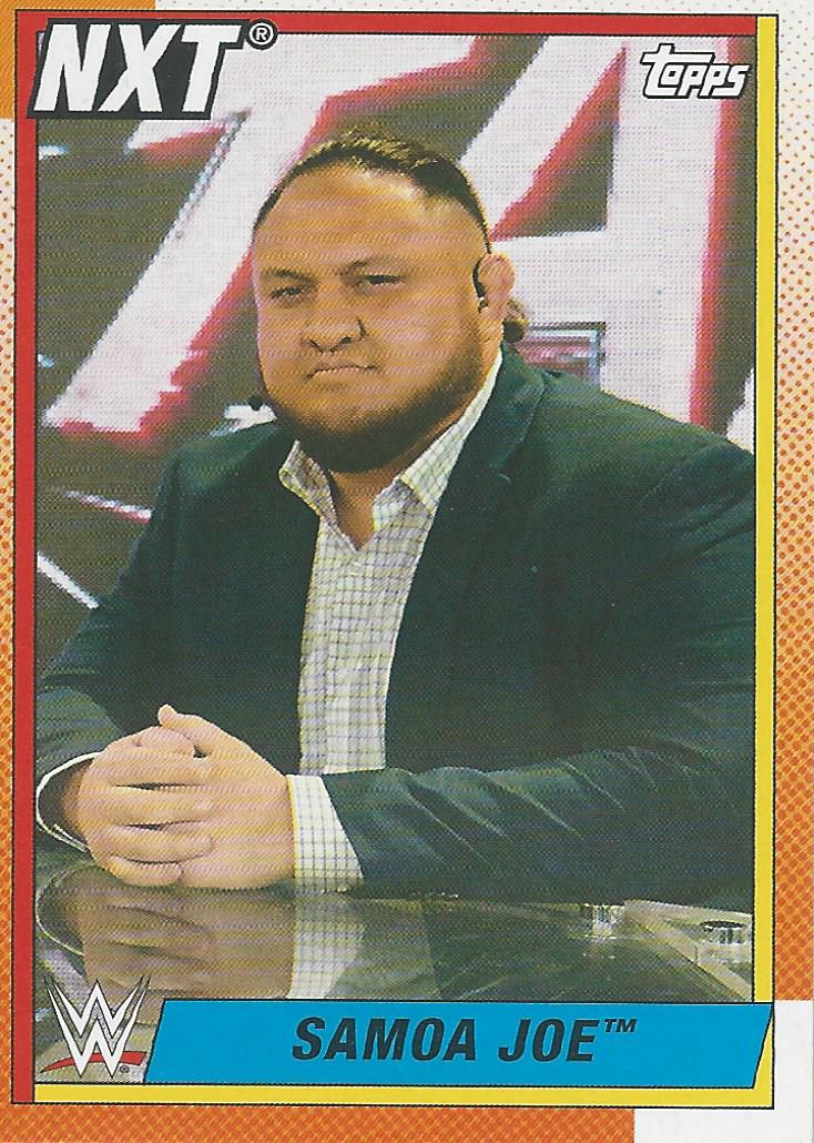 WWE Topps Heritage 2021 Trading Card Samoa Joe No.91
