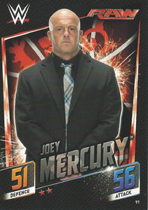 WWE Topps Slam Attax 2015 Then Now Forever Trading Card Joey Mercury No.91