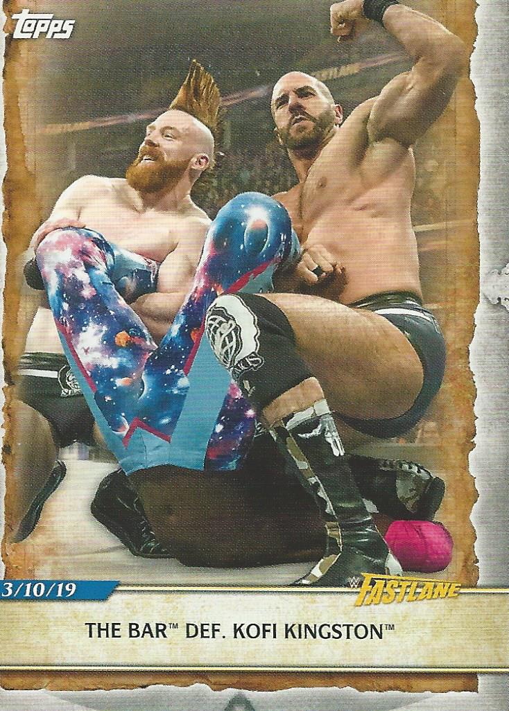 WWE Topps Road to Wrestlemania 2020 Trading Cards Sheamus and Cesaro No.91