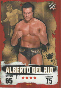 WWE Topps Slam Attax Takeover 2016 Trading Card Alberto Del Rio No.91