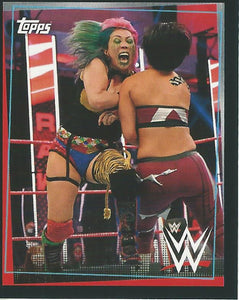 WWE Topps Road to Wrestlemania Stickers 2021 Asuka No.91