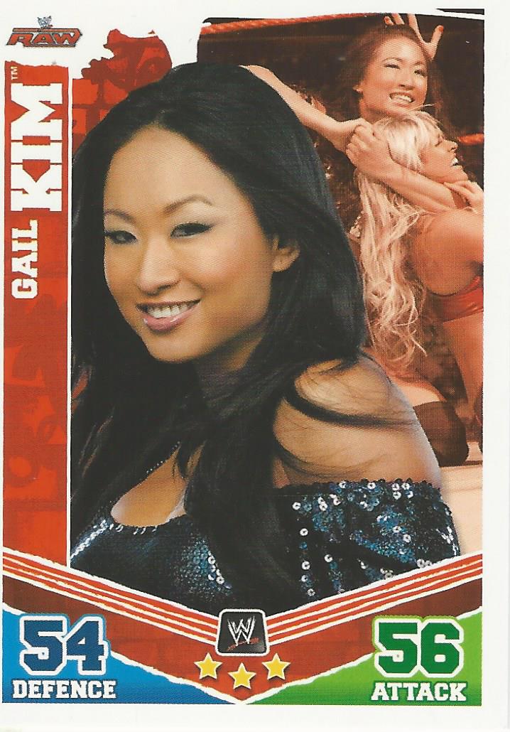 WWE Topps Slam Attax Mayhem 2010 Trading Card Gail Kim No.92