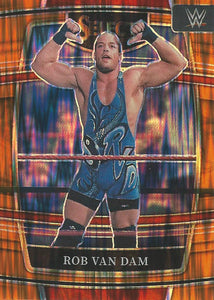 WWE Panini Select Trading Cards 2022 Rob Van Dam No.92 Orange Flash