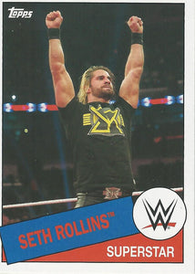 WWE Topps Heritage 2015 Trading Card Seth Rollins No.92