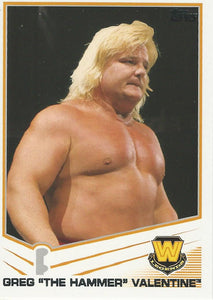 WWE Topps 2013 Trading Cards Greg Valentine No.92