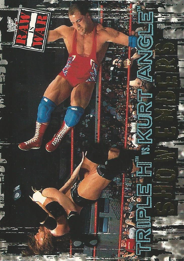 WWF Fleer Raw 2001 Trading Cards Kurt Angle No.92