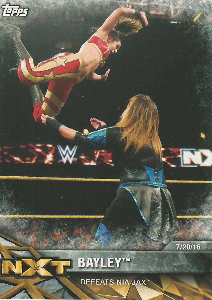 WWE Topps Women Division 2017 Trading Card Bayley NXT-18