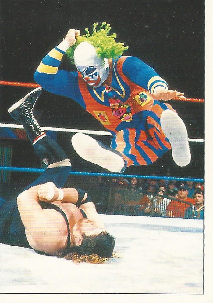 WWF Panini 1995 Sticker Collection Doink the Clown No.92