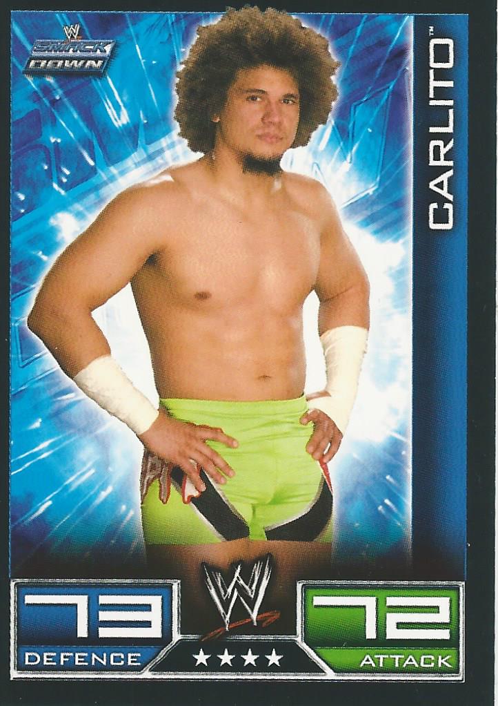 WWE Topps Slam Attax 2008 Trading Cards Carlito No.92