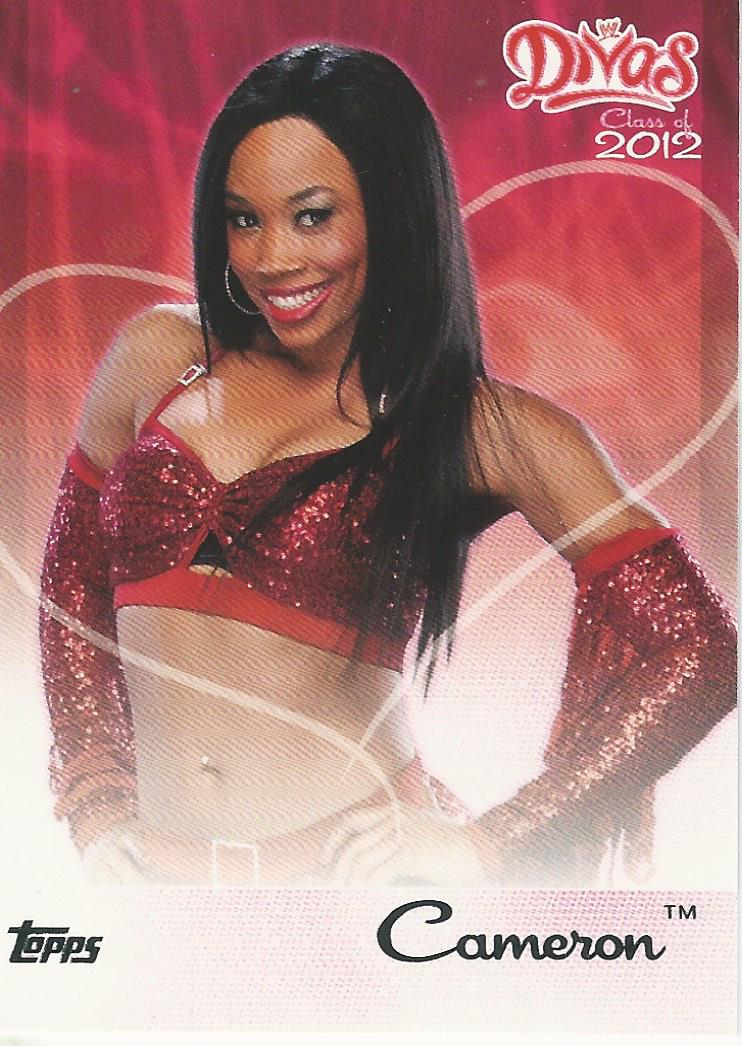 WWE Topps 2012 Trading Card Cameron 5 of 15