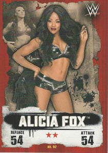 WWE Topps Slam Attax Takeover 2016 Trading Card Alicia Fox No.92