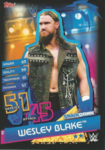 WWE Topps Slam Attax Reloaded 2020 Trading Card Wesley Blake No.92