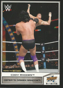 WWE Topps Road to Wrestlemania 2014 Trading Cards Cody Rhodes No.32