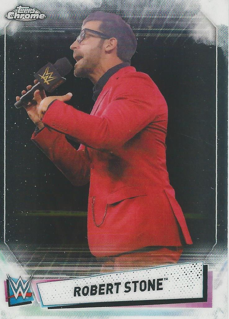 WWE Topps Chrome 2021 Trading Cards Robert Stone No.92