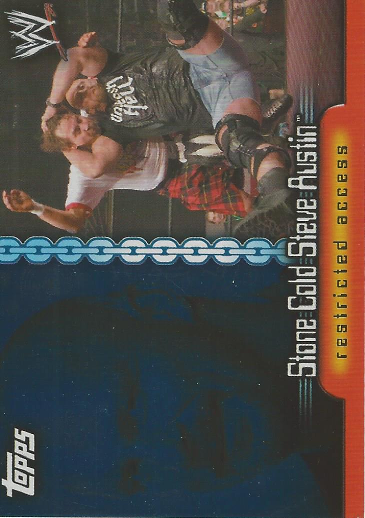 WWE Topps Insider 2006 Trading Card Stone Cold Steve Austin C11