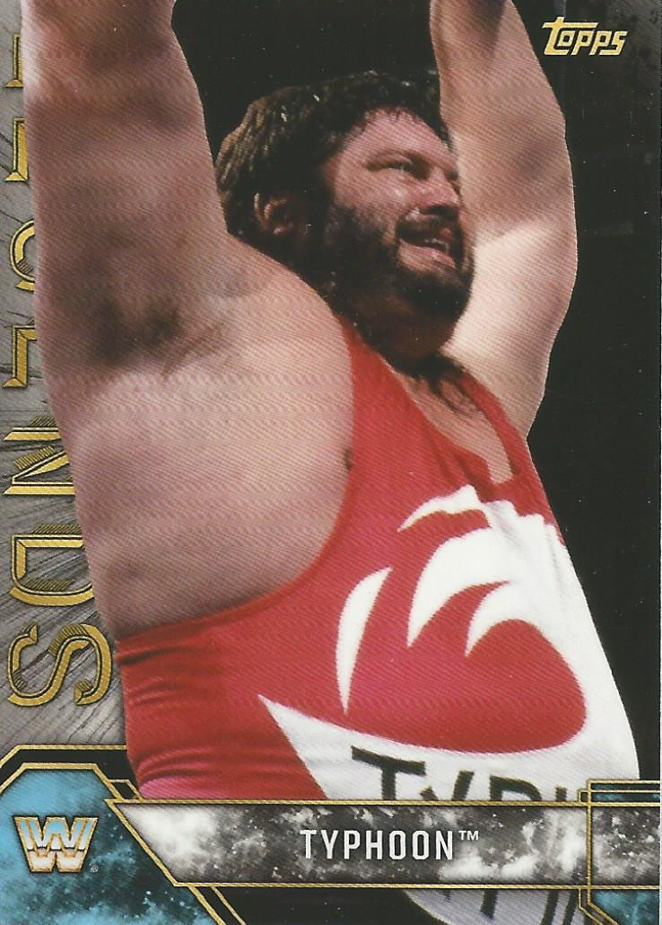 WWE Topps Legends 2017 Trading Card Typhoon No.93