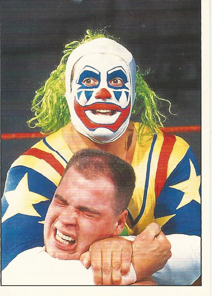 WWF Panini 1995 Sticker Collection Doink the Clown No.93