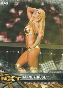 WWE Topps Women Division 2017 Trading Card Mandy Rose NXT-19