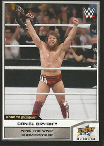 WWE Topps Road to Wrestlemania 2014 Trading Cards Daniel Bryan No.33