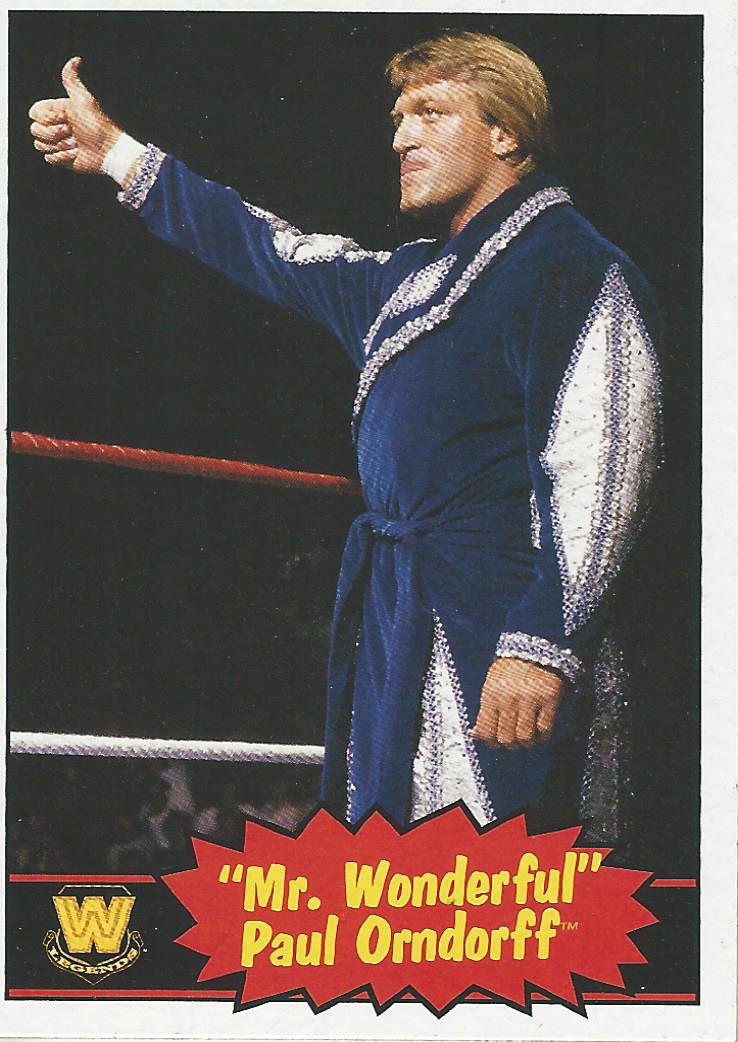 WWE Topps Heritage 2012 Trading Cards Paul Orndorff No.93