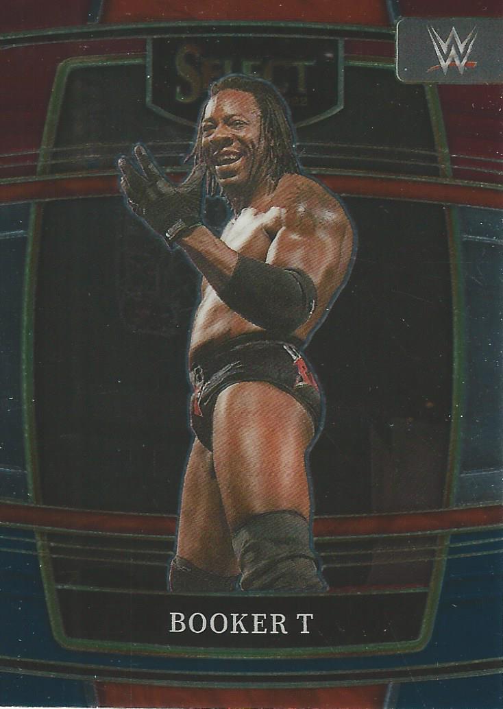 WWE Panini Select Trading Cards 2022 Red/Silver/Blue Booker T No.93