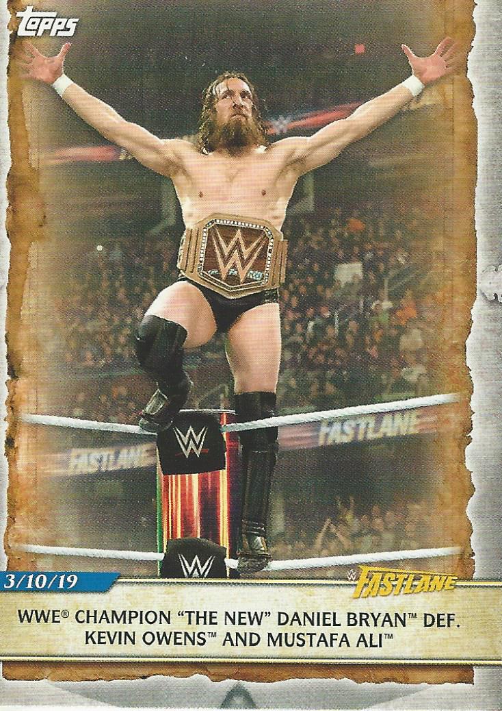 WWE Topps Road to Wrestlemania 2020 Trading Cards Daniel Bryan No.93