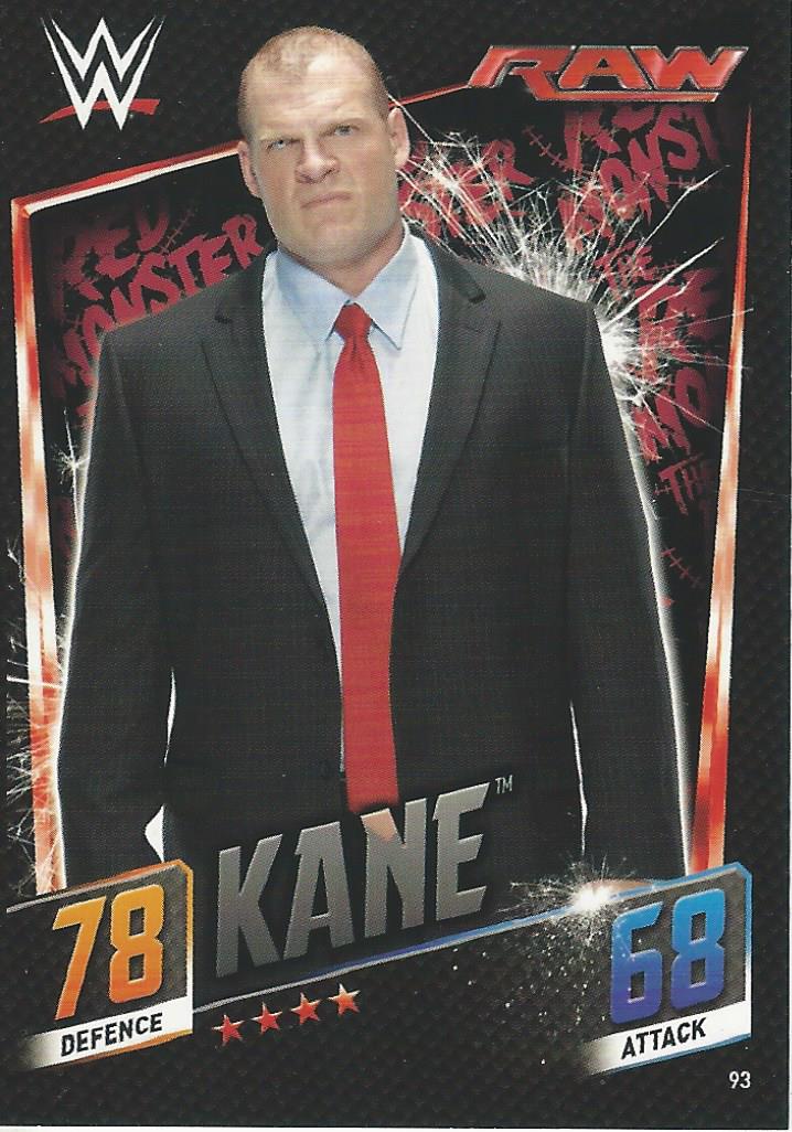 WWE Topps Slam Attax 2015 Then Now Forever Trading Card Kane No.93