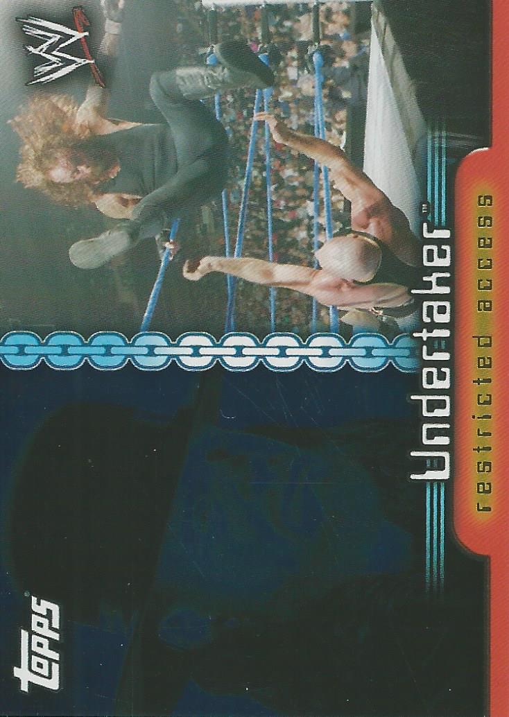 WWE Topps Insider 2006 Trading Cards US Undertaker C9